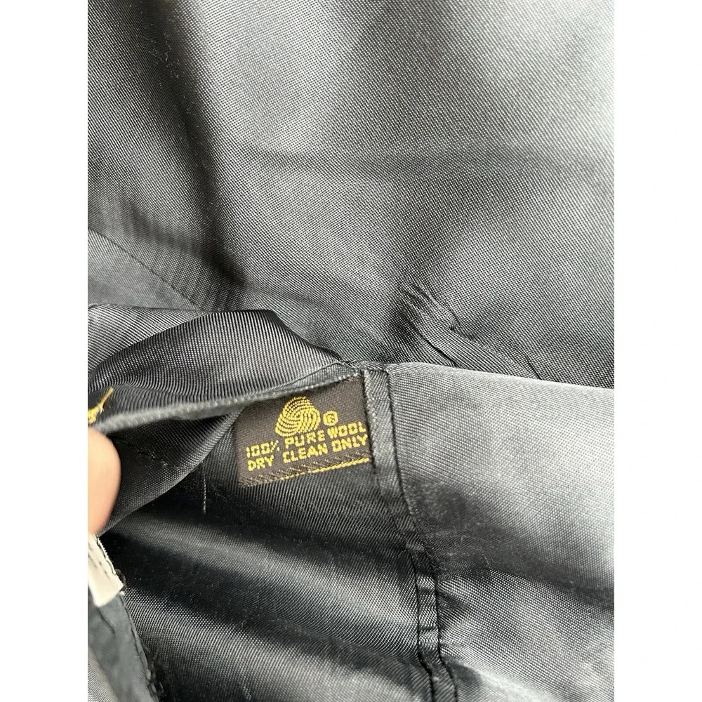 Brooks Brothers Brooksease Men's‎ 43? Sport Coat Blazer Jacket Black Wool USA